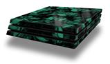 Vinyl Decal Skin Wrap compatible with Sony PlayStation 4 Pro Console Skulls Confetti Seafoam Green (PS4 NOT INCLUDED)