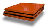 Vinyl Decal Skin Wrap compatible with Sony PlayStation 4 Pro Console Solids Collection Burnt Orange (PS4 NOT INCLUDED)