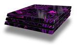 Vinyl Decal Skin Wrap compatible with Sony PlayStation 4 Pro Console Twisted Garden Purple and Hot Pink (PS4 NOT INCLUDED)