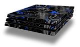 Vinyl Decal Skin Wrap compatible with Sony PlayStation 4 Pro Console Twisted Garden Gray and Blue (PS4 NOT INCLUDED)