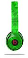WraptorSkinz Skin Decal Wrap compatible with Beats Solo 2 and Solo 3 Wireless Headphones Triangle Mosaic Green Skin Only (HEADPHONES NOT INCLUDED)