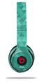 WraptorSkinz Skin Decal Wrap compatible with Beats Solo 2 and Solo 3 Wireless Headphones Triangle Mosaic Seafoam Green Skin Only (HEADPHONES NOT INCLUDED)