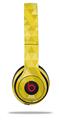 WraptorSkinz Skin Decal Wrap compatible with Beats Solo 2 and Solo 3 Wireless Headphones Triangle Mosaic Yellow Skin Only (HEADPHONES NOT INCLUDED)