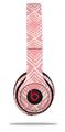 WraptorSkinz Skin Decal Wrap compatible with Beats Solo 2 and Solo 3 Wireless Headphones Wavey Pink Skin Only (HEADPHONES NOT INCLUDED)