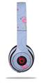 WraptorSkinz Skin Decal Wrap compatible with Beats Solo 2 and Solo 3 Wireless Headphones Flamingos on Blue Skin Only (HEADPHONES NOT INCLUDED)