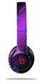WraptorSkinz Skin Decal Wrap compatible with Beats Solo 2 and Solo 3 Wireless Headphones Halftone Splatter Blue Hot Pink Skin Only (HEADPHONES NOT INCLUDED)