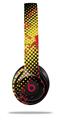WraptorSkinz Skin Decal Wrap compatible with Beats Solo 2 and Solo 3 Wireless Headphones Halftone Splatter Yellow Red Skin Only (HEADPHONES NOT INCLUDED)