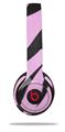 WraptorSkinz Skin Decal Wrap compatible with Beats Solo 2 and Solo 3 Wireless Headphones Zebra Skin Pink Skin Only (HEADPHONES NOT INCLUDED)