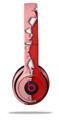 WraptorSkinz Skin Decal Wrap compatible with Beats Solo 2 and Solo 3 Wireless Headphones Ripped Colors Pink Red Skin Only (HEADPHONES NOT INCLUDED)