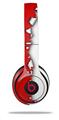 WraptorSkinz Skin Decal Wrap compatible with Beats Solo 2 and Solo 3 Wireless Headphones Ripped Colors Red White Skin Only (HEADPHONES NOT INCLUDED)