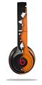 WraptorSkinz Skin Decal Wrap compatible with Beats Solo 2 and Solo 3 Wireless Headphones Ripped Colors Black Orange Skin Only (HEADPHONES NOT INCLUDED)