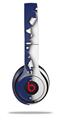 WraptorSkinz Skin Decal Wrap compatible with Beats Solo 2 and Solo 3 Wireless Headphones Ripped Colors Blue White Skin Only (HEADPHONES NOT INCLUDED)