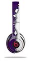 WraptorSkinz Skin Decal Wrap compatible with Beats Solo 2 and Solo 3 Wireless Headphones Ripped Colors Purple White Skin Only (HEADPHONES NOT INCLUDED)