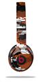 WraptorSkinz Skin Decal Wrap compatible with Beats Solo 2 and Solo 3 Wireless Headphones WraptorCamo Digital Camo Burnt Orange Skin Only (HEADPHONES NOT INCLUDED)