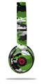 WraptorSkinz Skin Decal Wrap compatible with Beats Solo 2 and Solo 3 Wireless Headphones WraptorCamo Digital Camo Green Skin Only (HEADPHONES NOT INCLUDED)