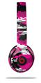 WraptorSkinz Skin Decal Wrap compatible with Beats Solo 2 and Solo 3 Wireless Headphones WraptorCamo Digital Camo Hot Pink Skin Only (HEADPHONES NOT INCLUDED)