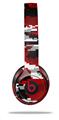 WraptorSkinz Skin Decal Wrap compatible with Beats Solo 2 and Solo 3 Wireless Headphones WraptorCamo Digital Camo Red Skin Only (HEADPHONES NOT INCLUDED)
