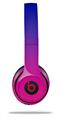 WraptorSkinz Skin Decal Wrap compatible with Beats Solo 2 and Solo 3 Wireless Headphones Smooth Fades Hot Pink Blue Skin Only (HEADPHONES NOT INCLUDED)