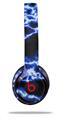 WraptorSkinz Skin Decal Wrap compatible with Beats Solo 2 and Solo 3 Wireless Headphones Electrify Blue Skin Only (HEADPHONES NOT INCLUDED)