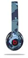 WraptorSkinz Skin Decal Wrap compatible with Beats Solo 2 and Solo 3 Wireless Headphones WraptorCamo Old School Camouflage Camo Navy Skin Only (HEADPHONES NOT INCLUDED)