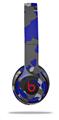 WraptorSkinz Skin Decal Wrap compatible with Beats Solo 2 and Solo 3 Wireless Headphones WraptorCamo Old School Camouflage Camo Blue Royal Skin Only (HEADPHONES NOT INCLUDED)