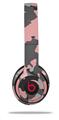WraptorSkinz Skin Decal Wrap compatible with Beats Solo 2 and Solo 3 Wireless Headphones WraptorCamo Old School Camouflage Camo Pink Skin Only (HEADPHONES NOT INCLUDED)