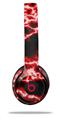 WraptorSkinz Skin Decal Wrap compatible with Beats Solo 2 and Solo 3 Wireless Headphones Electrify Red Skin Only (HEADPHONES NOT INCLUDED)