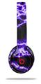 WraptorSkinz Skin Decal Wrap compatible with Beats Solo 2 and Solo 3 Wireless Headphones Electrify Purple Skin Only (HEADPHONES NOT INCLUDED)