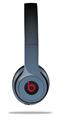 WraptorSkinz Skin Decal Wrap compatible with Beats Solo 2 and Solo 3 Wireless Headphones Smooth Fades Blue Dust Black Skin Only (HEADPHONES NOT INCLUDED)