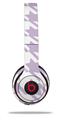 WraptorSkinz Skin Decal Wrap compatible with Beats Solo 2 and Solo 3 Wireless Headphones Houndstooth Lavender Skin Only (HEADPHONES NOT INCLUDED)
