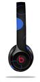 WraptorSkinz Skin Decal Wrap compatible with Beats Solo 2 and Solo 3 Wireless Headphones Lots of Dots Blue on Black Skin Only (HEADPHONES NOT INCLUDED)