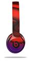 WraptorSkinz Skin Decal Wrap compatible with Beats Solo 2 and Solo 3 Wireless Headphones Alecias Swirl 01 Red Skin Only (HEADPHONES NOT INCLUDED)