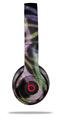 WraptorSkinz Skin Decal Wrap compatible with Beats Solo 2 and Solo 3 Wireless Headphones Neon Swoosh on Black Skin Only (HEADPHONES NOT INCLUDED)