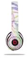WraptorSkinz Skin Decal Wrap compatible with Beats Solo 2 and Solo 3 Wireless Headphones Neon Swoosh on White Skin Only (HEADPHONES NOT INCLUDED)