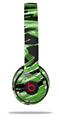 WraptorSkinz Skin Decal Wrap compatible with Beats Solo 2 and Solo 3 Wireless Headphones Alecias Swirl 02 Green Skin Only (HEADPHONES NOT INCLUDED)