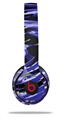 WraptorSkinz Skin Decal Wrap compatible with Beats Solo 2 and Solo 3 Wireless Headphones Alecias Swirl 02 Blue Skin Only (HEADPHONES NOT INCLUDED)