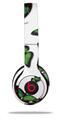 WraptorSkinz Skin Decal Wrap compatible with Beats Solo 2 and Solo 3 Wireless Headphones Butterflies Green Skin Only (HEADPHONES NOT INCLUDED)