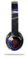 WraptorSkinz Skin Decal Wrap compatible with Beats Solo 2 and Solo 3 Wireless Headphones Abstract 02 Blue Skin Only (HEADPHONES NOT INCLUDED)
