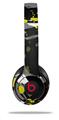 WraptorSkinz Skin Decal Wrap compatible with Beats Solo 2 and Solo 3 Wireless Headphones Abstract 02 Yellow Skin Only (HEADPHONES NOT INCLUDED)
