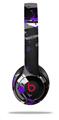WraptorSkinz Skin Decal Wrap compatible with Beats Solo 2 and Solo 3 Wireless Headphones Abstract 02 Purple Skin Only (HEADPHONES NOT INCLUDED)