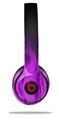 WraptorSkinz Skin Decal Wrap compatible with Beats Solo 2 and Solo 3 Wireless Headphones Fire Purple Skin Only (HEADPHONES NOT INCLUDED)