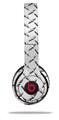 WraptorSkinz Skin Decal Wrap compatible with Beats Solo 2 and Solo 3 Wireless Headphones Diamond Plate Metal Skin Only (HEADPHONES NOT INCLUDED)