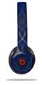 WraptorSkinz Skin Decal Wrap compatible with Beats Solo 2 and Solo 3 Wireless Headphones Abstract 01 Blue Skin Only (HEADPHONES NOT INCLUDED)
