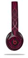 WraptorSkinz Skin Decal Wrap compatible with Beats Solo 2 and Solo 3 Wireless Headphones Abstract 01 Pink Skin Only (HEADPHONES NOT INCLUDED)