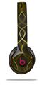 WraptorSkinz Skin Decal Wrap compatible with Beats Solo 2 and Solo 3 Wireless Headphones Abstract 01 Yellow Skin Only (HEADPHONES NOT INCLUDED)