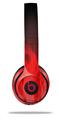 WraptorSkinz Skin Decal Wrap compatible with Beats Solo 2 and Solo 3 Wireless Headphones Fire Red Skin Only (HEADPHONES NOT INCLUDED)