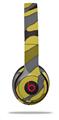 WraptorSkinz Skin Decal Wrap compatible with Beats Solo 2 and Solo 3 Wireless Headphones Camouflage Yellow Skin Only (HEADPHONES NOT INCLUDED)