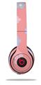 WraptorSkinz Skin Decal Wrap compatible with Beats Solo 2 and Solo 3 Wireless Headphones Pastel Flowers on Pink Skin Only (HEADPHONES NOT INCLUDED)