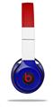 WraptorSkinz Skin Decal Wrap compatible with Beats Solo 2 and Solo 3 Wireless Headphones Red White and Blue Skin Only (HEADPHONES NOT INCLUDED)