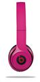 WraptorSkinz Skin Decal Wrap compatible with Beats Solo 2 and Solo 3 Wireless Headphones Solids Collection Fushia Skin Only (HEADPHONES NOT INCLUDED)